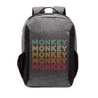 Funny Monkey Ape Gorilla Retro Monkey Vector Backpack