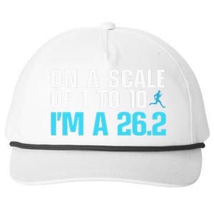 Funny Marathon Art Marathon Finisher 26.2 Running Snapback Five-Panel Rope Hat