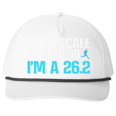 Funny Marathon Art Marathon Finisher 26.2 Running Snapback Five-Panel Rope Hat