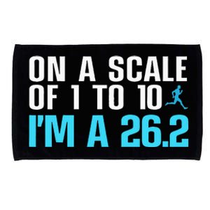 Funny Marathon Art Marathon Finisher 26.2 Running Microfiber Hand Towel