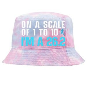 Funny Marathon Art Marathon Finisher 26.2 Running Tie-Dyed Bucket Hat