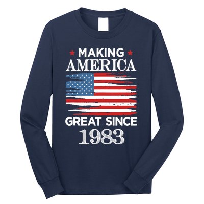 Funny Making America Great Since 1983 Birthday Party Gift Tank Top Long Sleeve Shirt