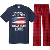 Funny Making America Great Since 1983 Birthday Party Gift Tank Top Pajama Set