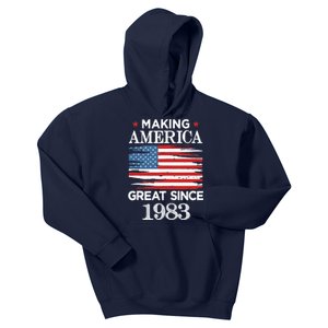 Funny Making America Great Since 1983 Birthday Party Gift Tank Top Kids Hoodie