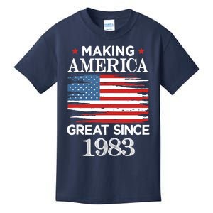 Funny Making America Great Since 1983 Birthday Party Gift Tank Top Kids T-Shirt