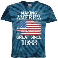 Funny Making America Great Since 1983 Birthday Party Gift Tank Top Kids Tie-Dye T-Shirt