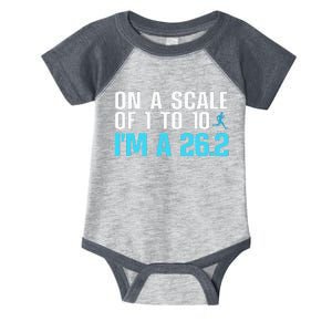 Funny Marathon Art Marathon Finisher 26.2 Running Infant Baby Jersey Bodysuit