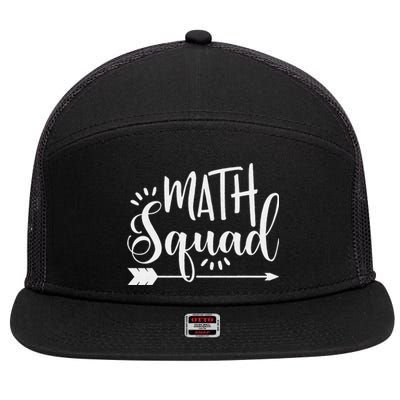 Funny Math Art For Student Pun Mathematics Lovers 7 Panel Mesh Trucker Snapback Hat