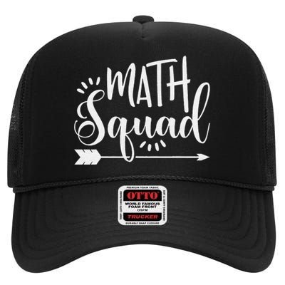 Funny Math Art For Student Pun Mathematics Lovers High Crown Mesh Back Trucker Hat