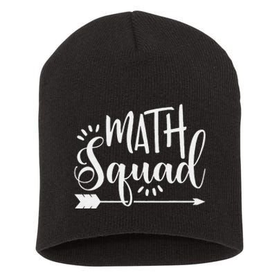 Funny Math Art For Student Pun Mathematics Lovers Short Acrylic Beanie