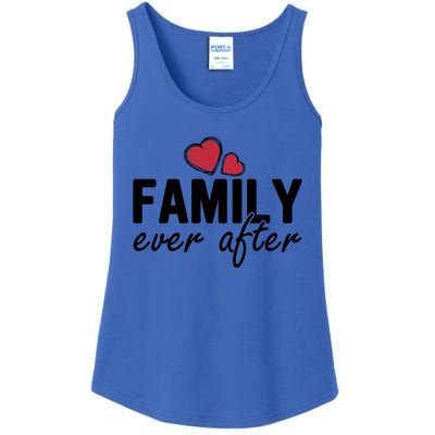 Family Matching Adoption Dad Mom Family Ever After Gift Ladies Essential Tank