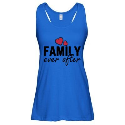 Family Matching Adoption Dad Mom Family Ever After Gift Ladies Essential Flowy Tank