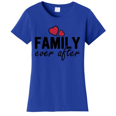 Family Matching Adoption Dad Mom Family Ever After Gift Women's T-Shirt