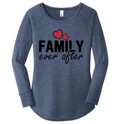 Family Matching Adoption Dad Mom Family Ever After Gift Women's Perfect Tri Tunic Long Sleeve Shirt