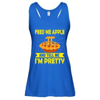 Feed Me Apple Pie And Tell Me Im Pretty Funny Mathematics Cool Gift Ladies Essential Flowy Tank