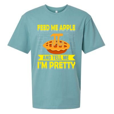 Feed Me Apple Pie And Tell Me Im Pretty Funny Mathematics Cool Gift Sueded Cloud Jersey T-Shirt