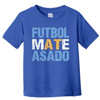 Futbol Mate Asado Funny Argentinian Pride Argentina Gift Toddler T-Shirt