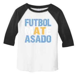 Futbol Mate Asado Funny Argentinian Pride Argentina Gift Toddler Fine Jersey T-Shirt