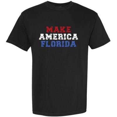 Funny Make America Florida Desantis 2024 Election Sarcastic Garment-Dyed Heavyweight T-Shirt