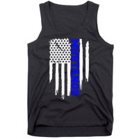 Friendswood Mustangs American Flag Tank Top