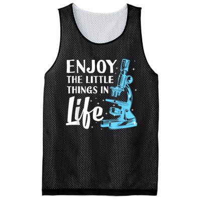 Funny Microscope Art For Women Biology Nerd Science Lab Mesh Reversible Basketball Jersey Tank