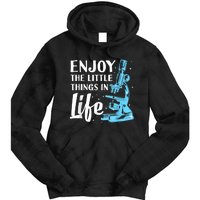 Funny Microscope Art For Women Biology Nerd Science Lab Tie Dye Hoodie