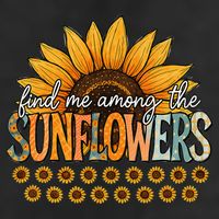Find Me Among The Sunflowers Vintage Flower Summer Vibes Beanie
