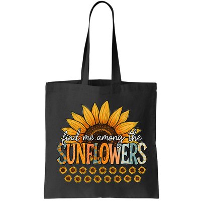 Find Me Among The Sunflowers Vintage Flower Summer Vibes Bag