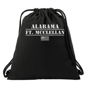 Fort Mcclellan Alabama Army Base Basic Training Anniston Al Drawstring Bag