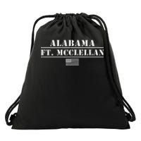 Fort Mcclellan Alabama Army Base Basic Training Anniston Al Drawstring Bag