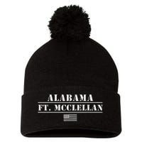 Fort Mcclellan Alabama Army Base Basic Training Anniston Al Pom Pom 12in Knit Beanie