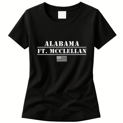 Fort Mcclellan Alabama Army Base Basic Training Anniston Al Womens T-Shirt