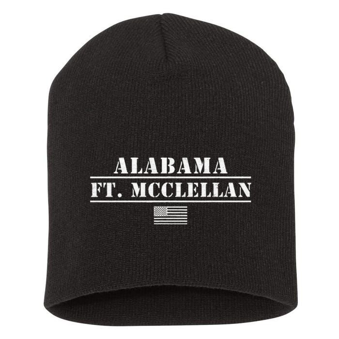 Fort Mcclellan Alabama Army Base Basic Training Anniston Al Short Acrylic Beanie