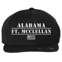 Fort Mcclellan Alabama Army Base Basic Training Anniston Al Wool Snapback Cap