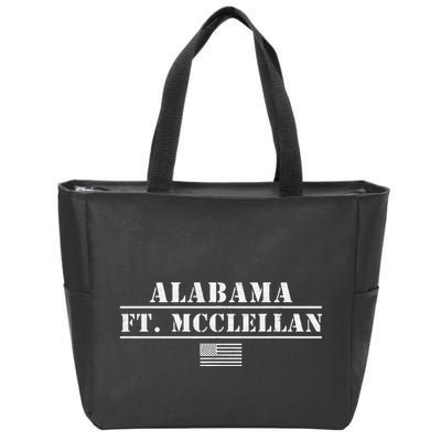 Fort Mcclellan Alabama Army Base Basic Training Anniston Al Zip Tote Bag