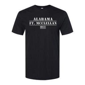 Fort Mcclellan Alabama Army Base Basic Training Anniston Al Softstyle CVC T-Shirt