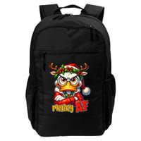 Funny Merry Af Sarcastic Grumpy Duck Christmas Backpack