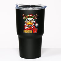 Funny Merry Af Sarcastic Grumpy Duck Christmas Tumbler