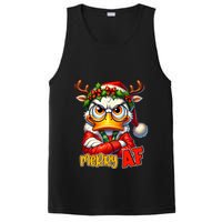 Funny Merry Af Sarcastic Grumpy Duck Christmas PosiCharge Competitor Tank