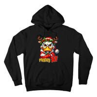 Funny Merry Af Sarcastic Grumpy Duck Christmas Tall Hoodie