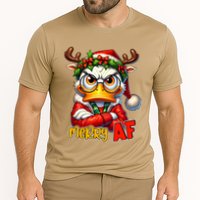 Funny Merry Af Sarcastic Grumpy Duck Christmas Performance Shirt