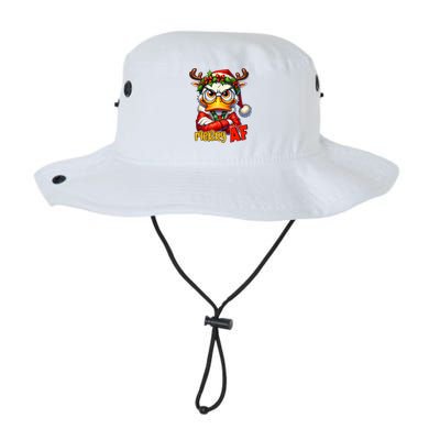 Funny Merry Af Sarcastic Grumpy Duck Christmas Legacy Cool Fit Booney Bucket Hat