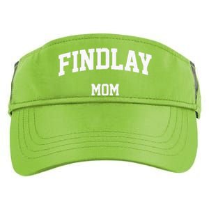 Findlay Mom Athletic Arch College University Alumni Adult Drive Performance Visor