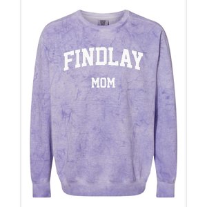 Findlay Mom Athletic Arch College University Alumni Colorblast Crewneck Sweatshirt