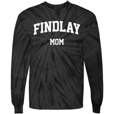 Findlay Mom Athletic Arch College University Alumni Tie-Dye Long Sleeve Shirt