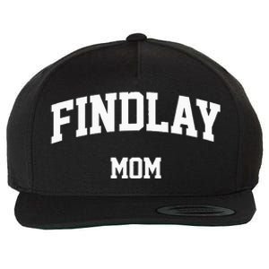 Findlay Mom Athletic Arch College University Alumni Wool Snapback Cap