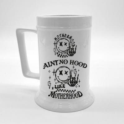 Funny Mom Aint No Hood Like Motherhood Funny Mothers Day Beer Stein