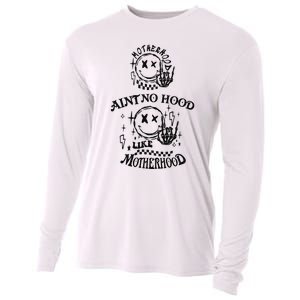 Funny Mom Aint No Hood Like Motherhood Funny Mothers Day Cooling Performance Long Sleeve Crew