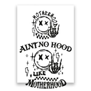 Funny Mom Aint No Hood Like Motherhood Funny Mothers Day Poster