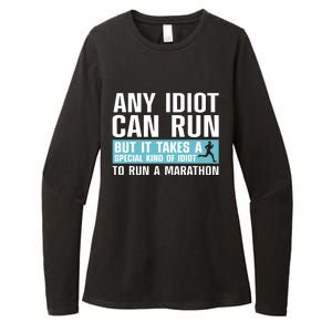 Funny Marathon Art For Men Women Marathoner Running Finisher Womens CVC Long Sleeve Shirt